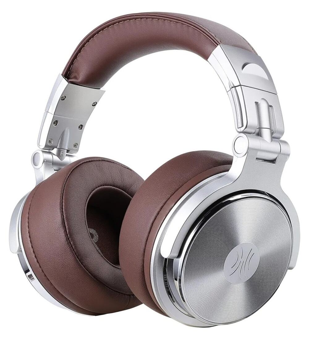 OneOdio Pro-30 Over-Ear Wired Premium Stereo Headphones Silver Foldable Comfort
